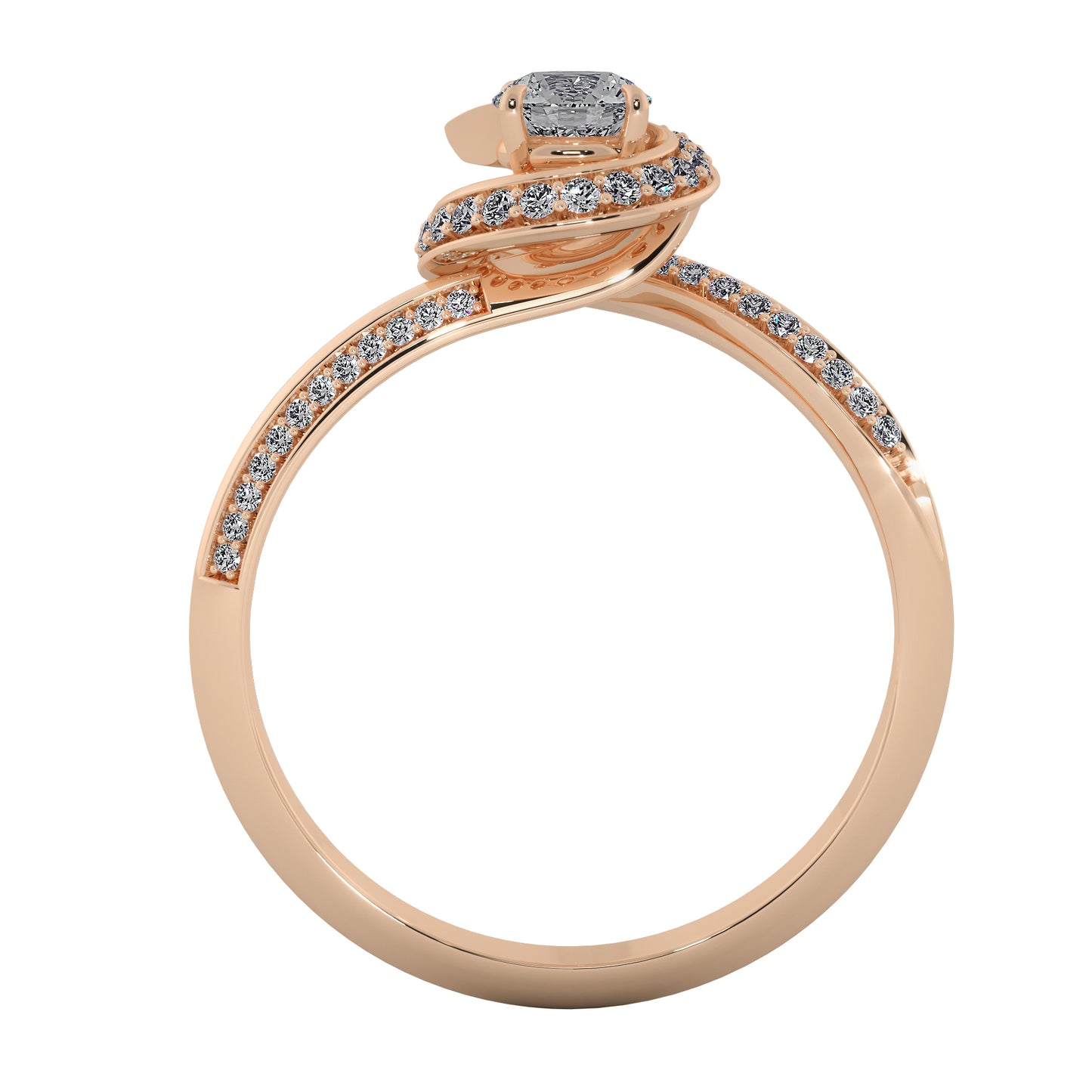 Saturn Bliss Solitaire Ring