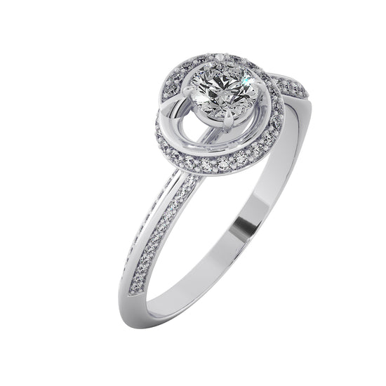 Saturn Bliss Solitaire Ring