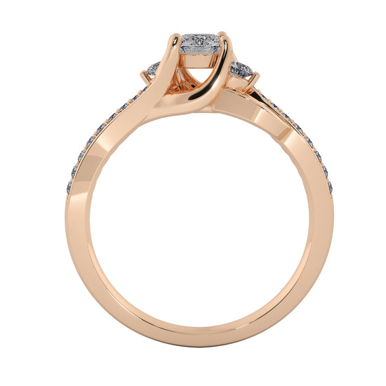 Celestial Solace Solitaire Ring