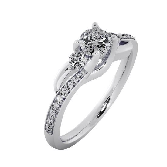 Celestial Solace Solitaire Ring