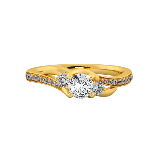 Celestial Solace Solitaire Ring