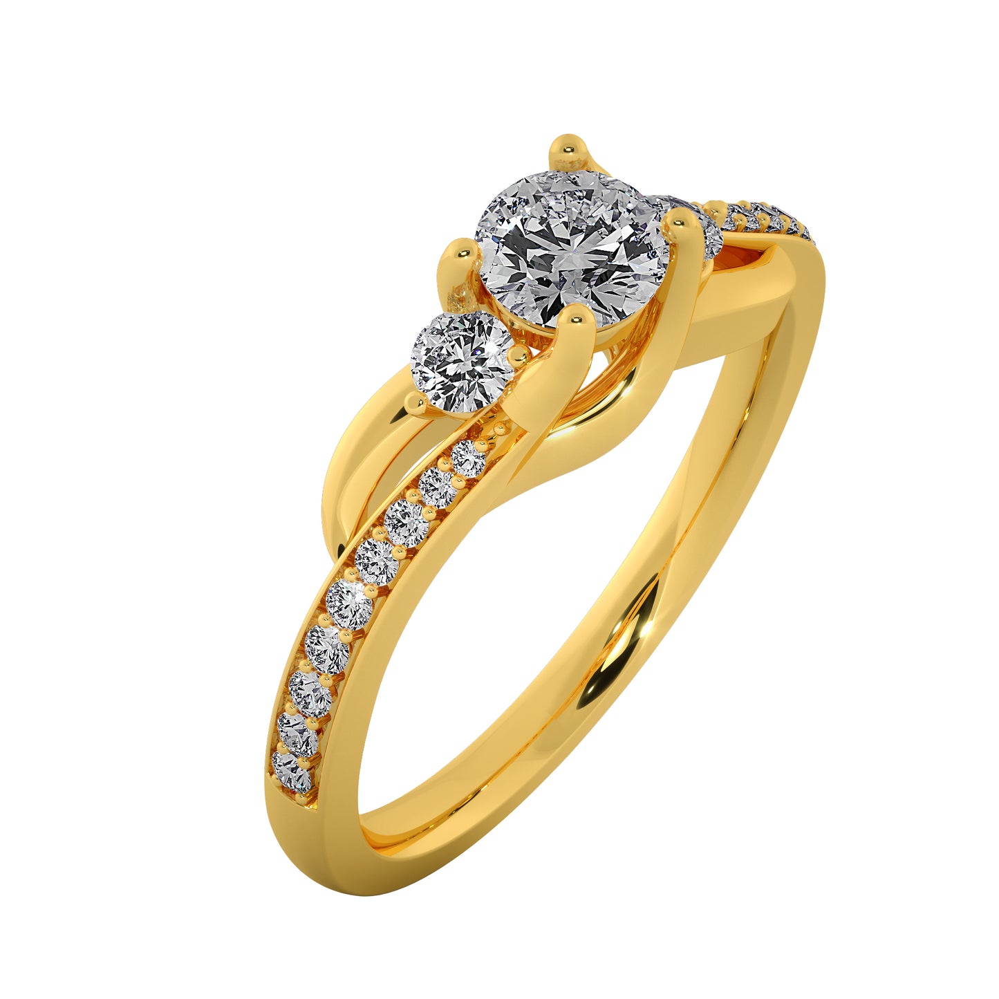 Celestial Solace Solitaire Ring