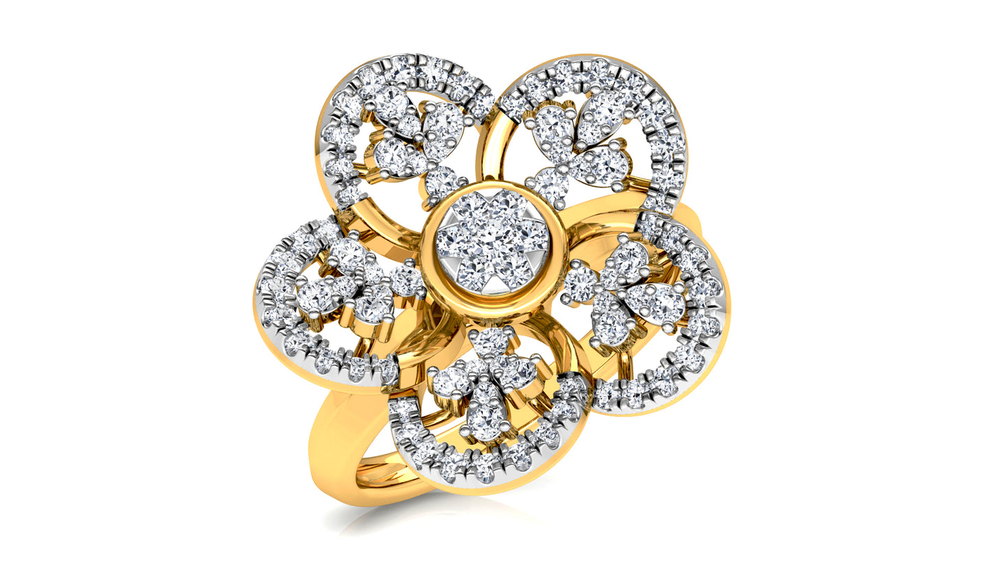 Buttercup Flower Ring