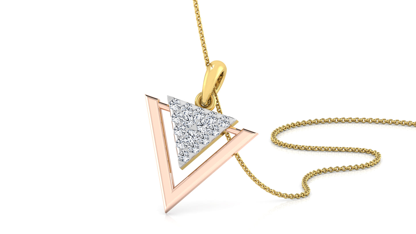 Double Triangle Pendant