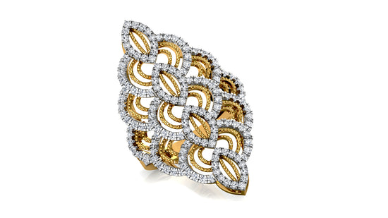 Broach Diamond Ring