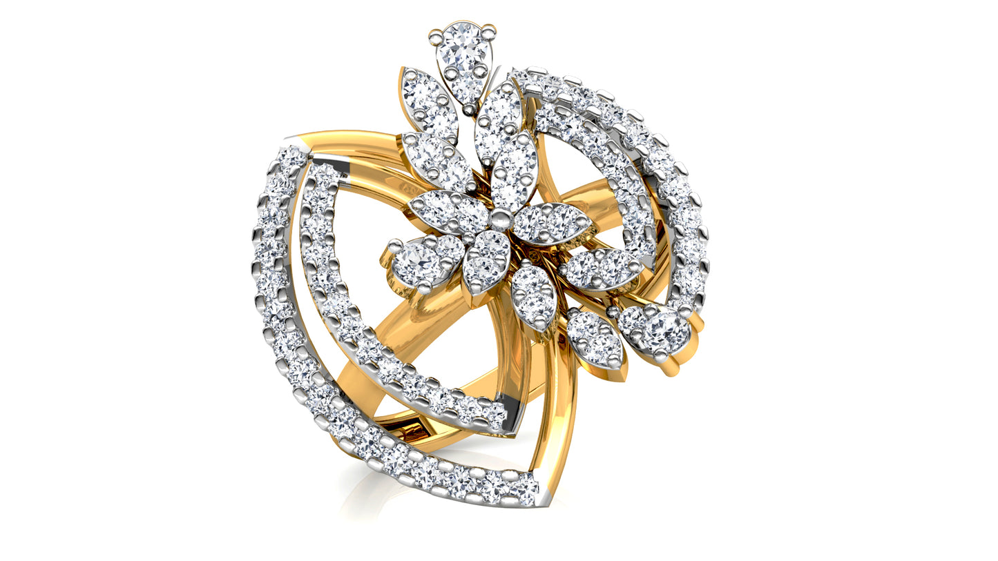 Blooming Diamonds Ring