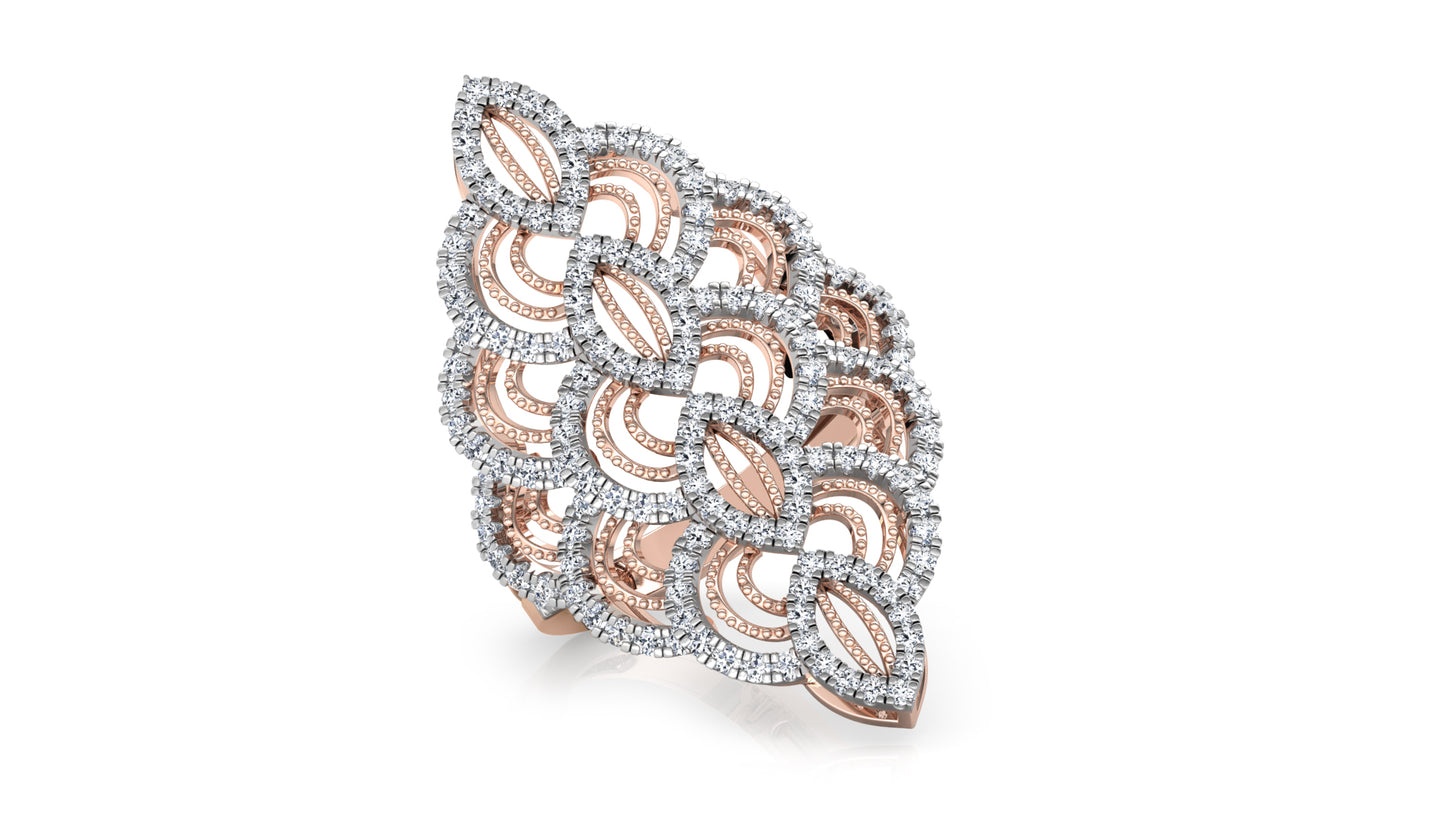 Broach Diamond Ring