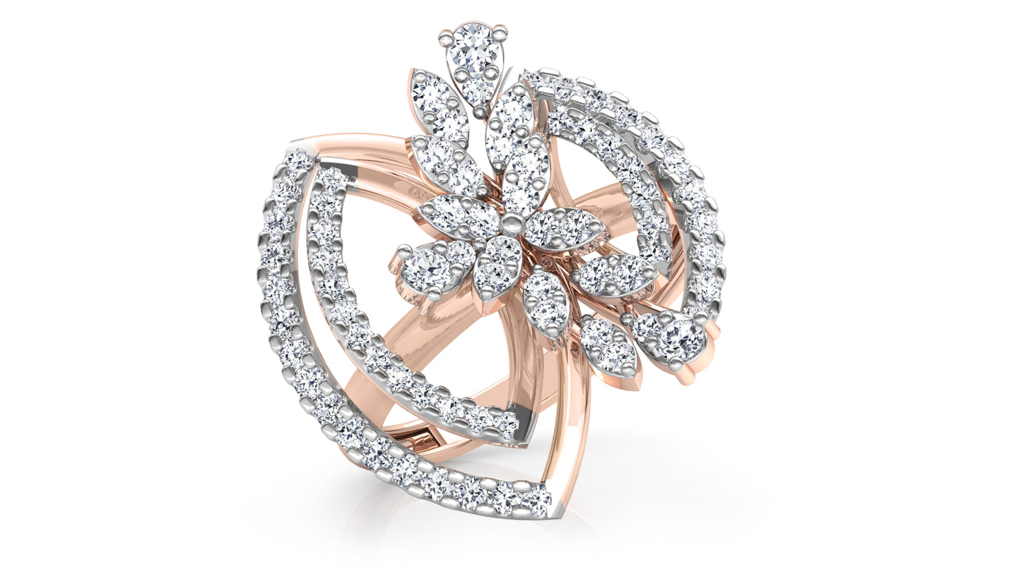 Blooming Diamonds Ring