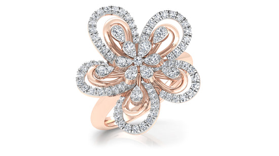 Petunia Flower Ring