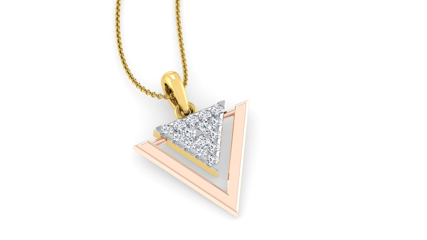 Double Triangle Pendant