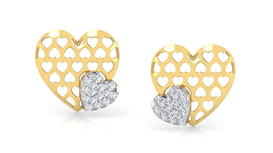 The Two-Heart Earring