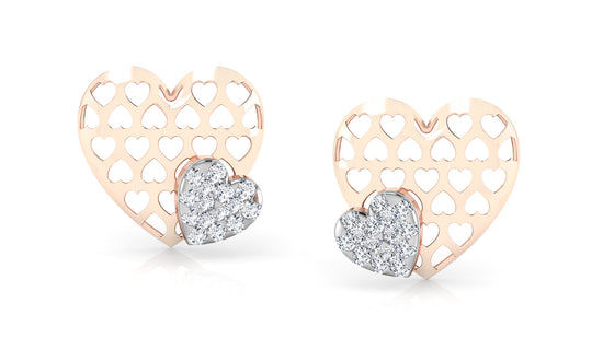 The Two-Heart Earring