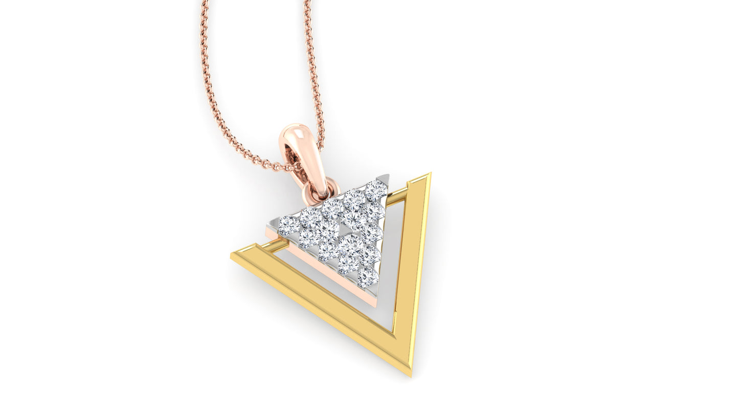 Double Triangle Pendant