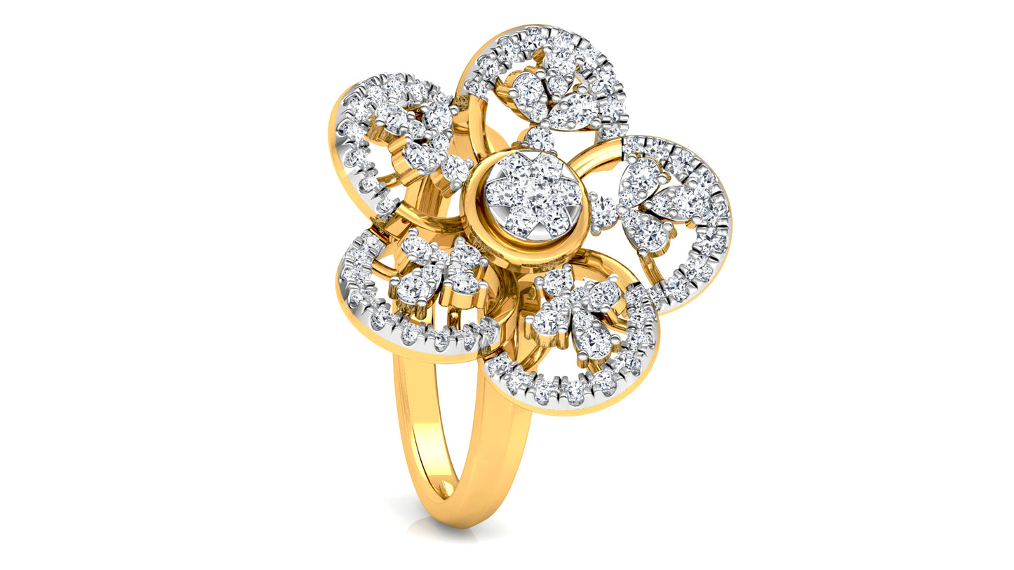 Buttercup Flower Ring