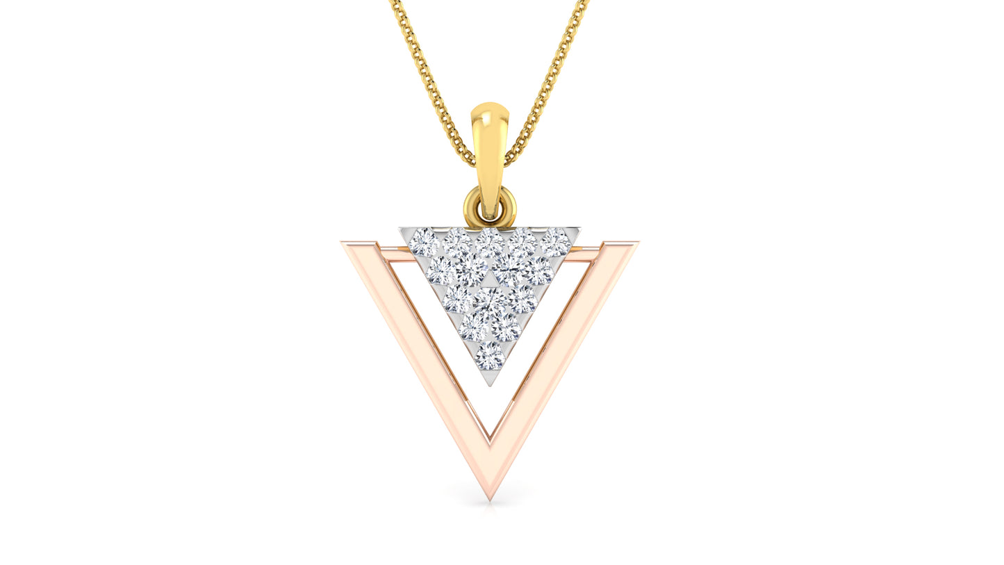 Double Triangle Pendant