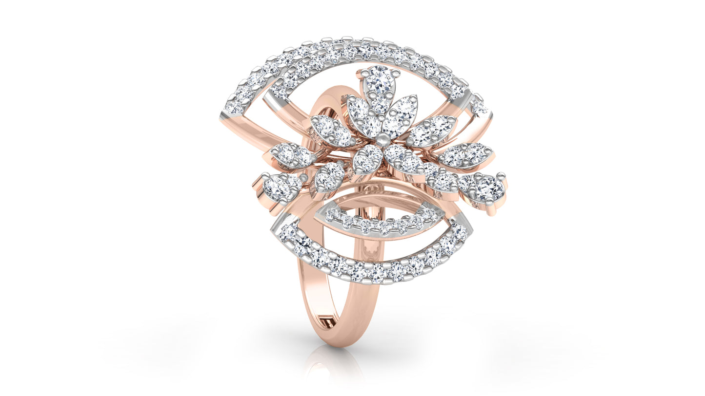 Blooming Diamonds Ring