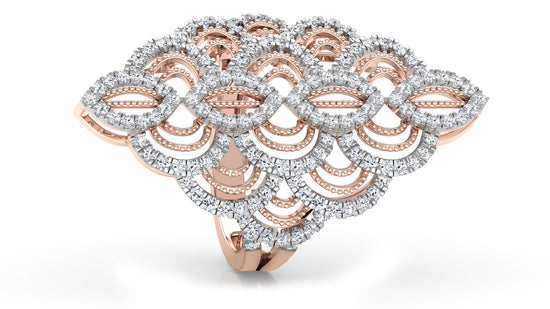 Broach Diamond Ring