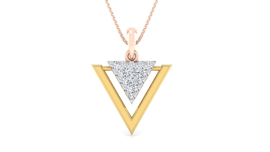 Double Triangle Pendant