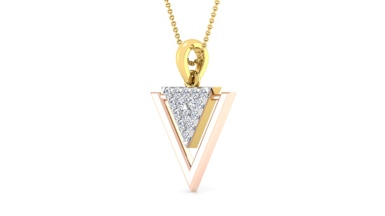 Double Triangle Pendant