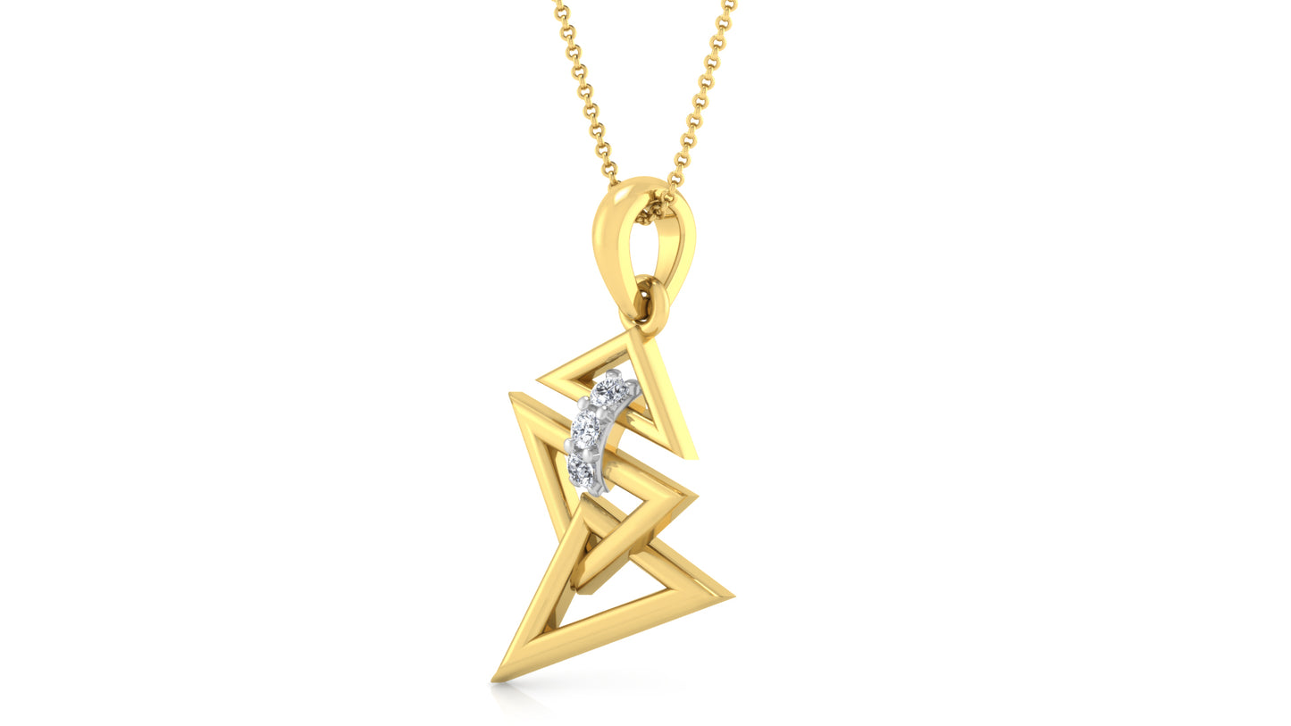 Triangular Beauty Pendant