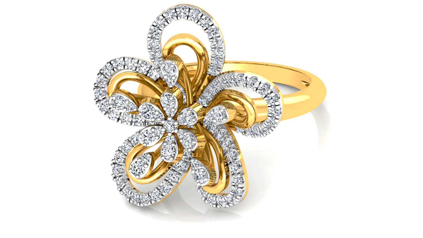 Petunia Flower Ring