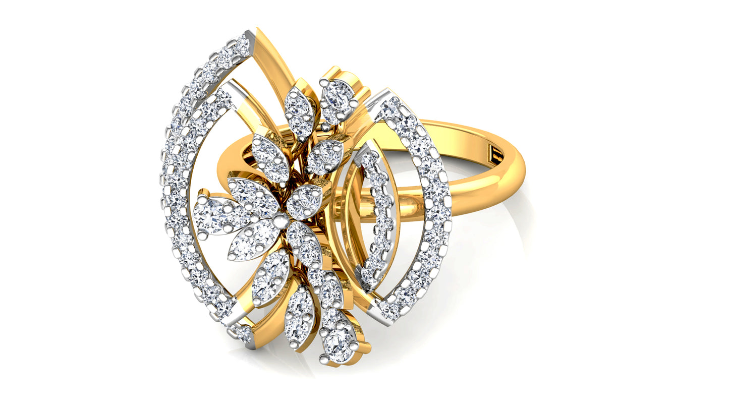 Blooming Diamonds Ring