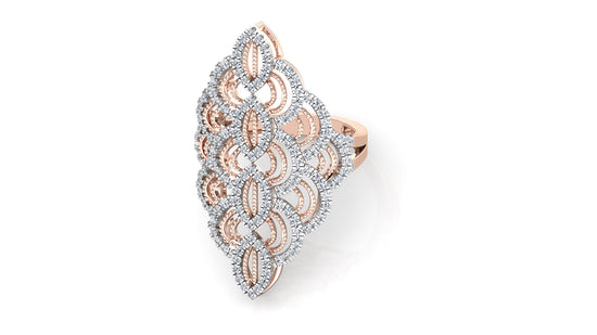 Broach Diamond Ring