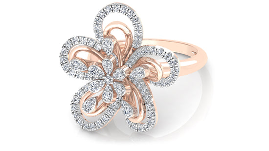 Petunia Flower Ring