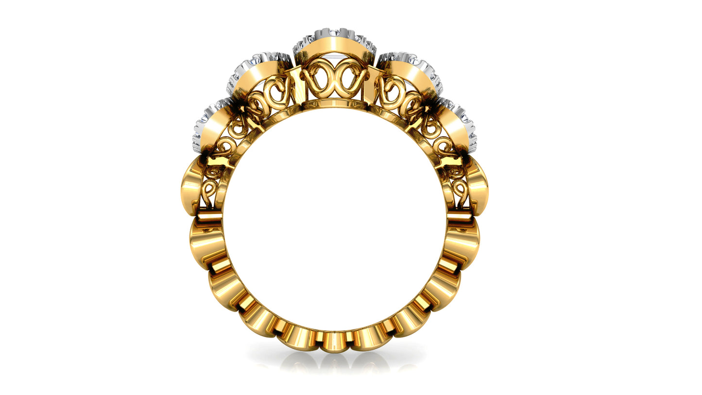 Golden Almond Ring