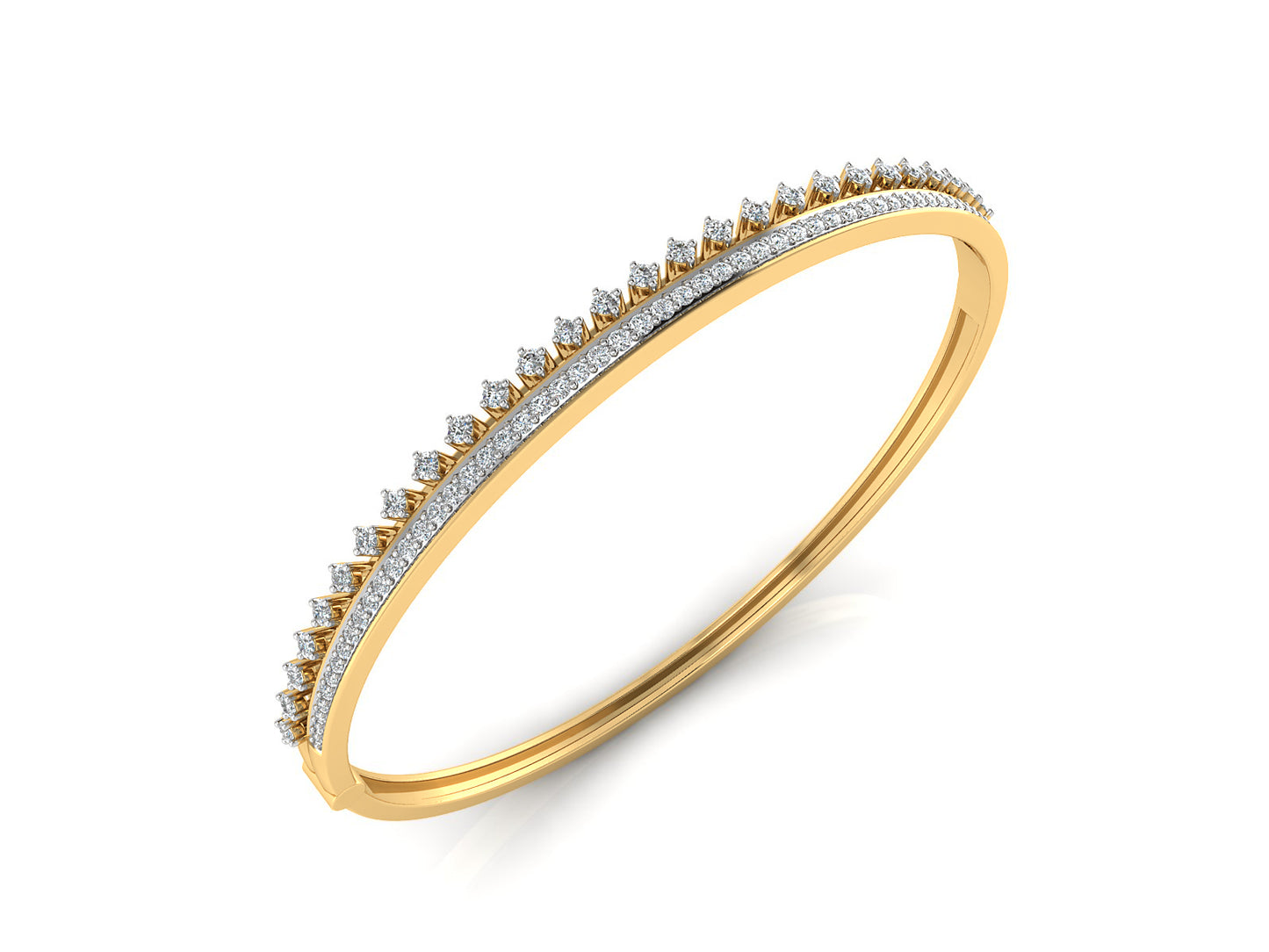 Night's Brilliance Lab Grown Diamond Gold Bracelet Order Online and Shop at Diahart.